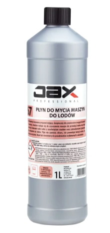 JAX PROFESSIONAL PŁYN DO MYCIA MASZYN DO LODÓW 1L (68/8/2)