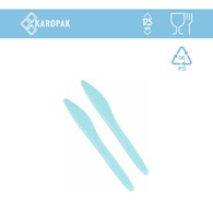 NÓŻ 17,5cm (30SZT) NIEBIESKIE PS