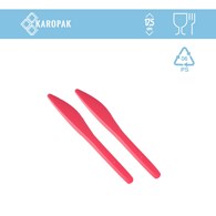 NÓŻ 17,5cm (30SZT) FUKSJA PS