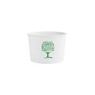POJEMNIK PAPIEROWY GREEN TREE 475ml (25szt) 115mm BIODEGRADOWALNY