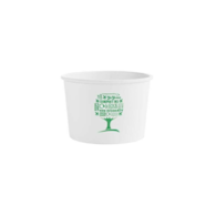 POJEMNIK PAPIEROWY GREEN TREE 475ml (25szt) 115mm BIODEGRADOWALNY