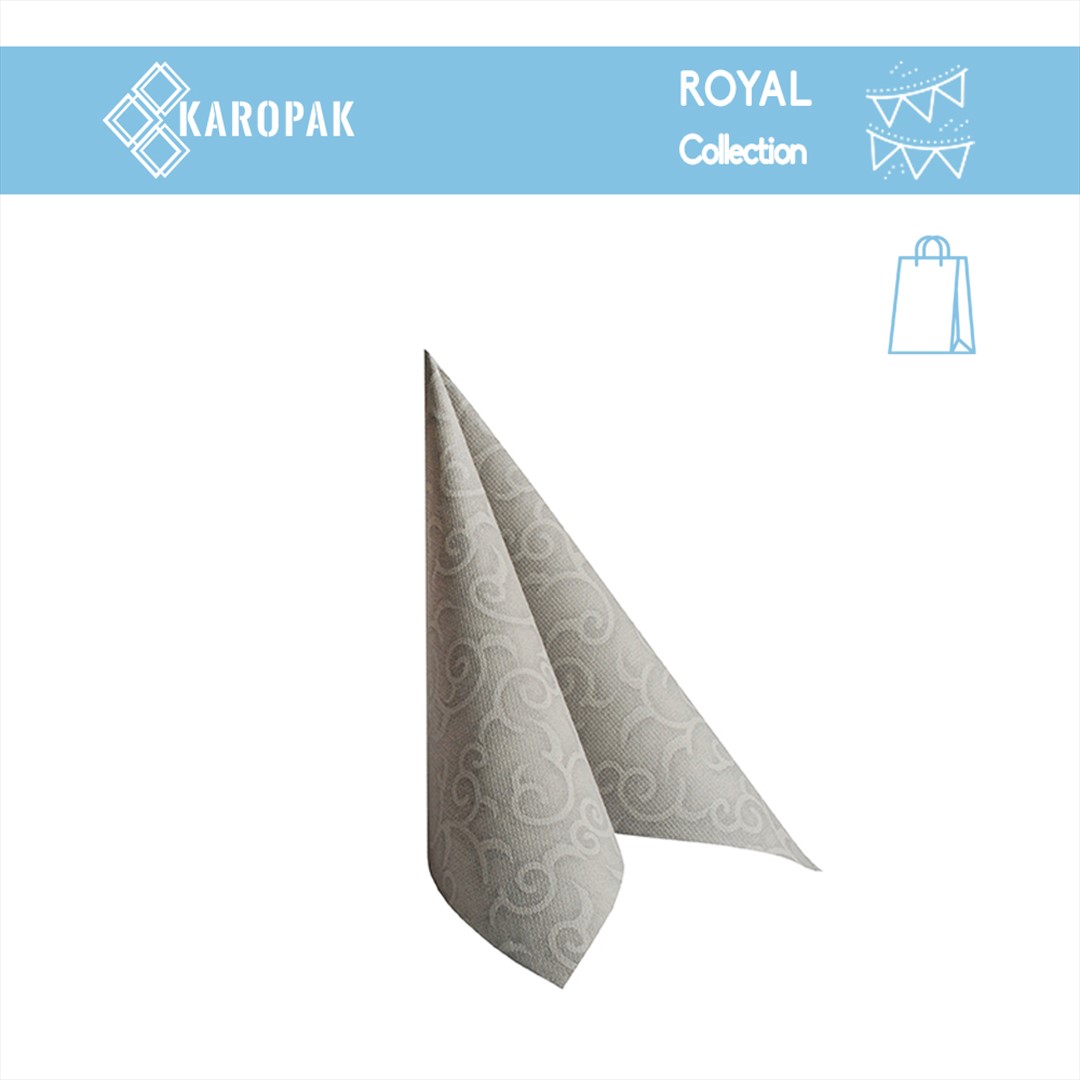 SERWETKA 40x40 RC CASALI SZARA (250/5/50)