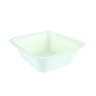 POJEMNIK Z TRZCINY CUKROWEJ 1000ml BIODEGRADOWALNY 195x180x65 SERIA `4`(50SZT)