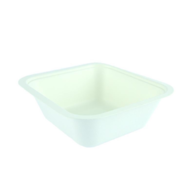 POJEMNIK Z TRZCINY CUKROWEJ 1000ml BIODEGRADOWALNY 195x180x65 SERIA `4`(50SZT)