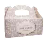 OZDOBNE PUDEŁKO NA CIASTO 19x14x9cm -ORNAMENT-