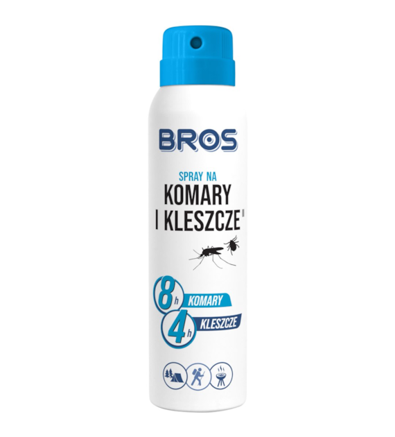 BROS SPRAY NA KOMARY I KLESZCZE NIEBIESKI 90ml (_/12/1)
