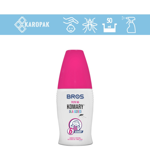 BROS PŁYN NA KOMARY DLA DZIECI 50ml (_/12/1)