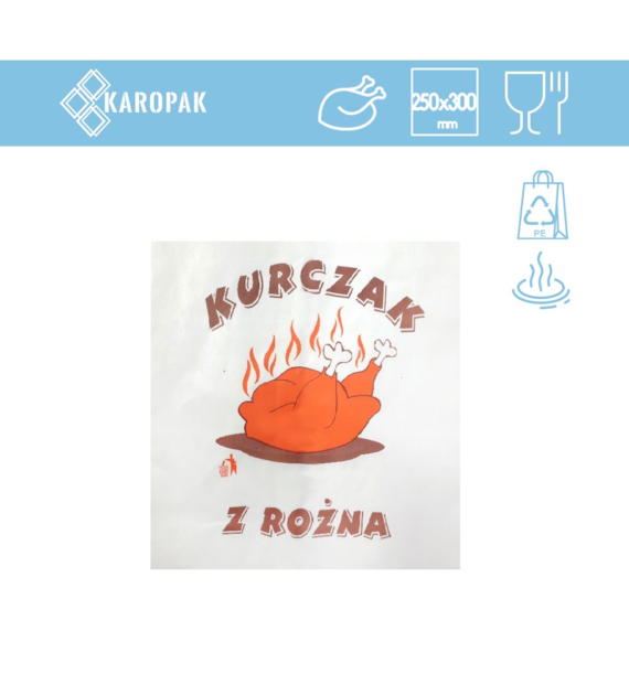 KIEL-PAK torba papierowa NA KURCZAKA duża (_/10/100)