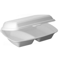 (SUP) Menubox HP4/2 2-dzielny BIAŁY (15/2/125)