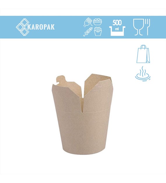 KRAM KEBAB BOX 500ml KRAFT (_/10/50)