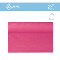 OBRUS PAPIEROWY W ROLCE 6m x 1,2m FUKSJA WYTŁOCZENIE DAMASZKOWE (_/12/1)