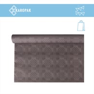 OBRUS PAPIEROWY W ROLCE 6m x 1,2m SZARY WYTŁOCZENIE DAMASZKOWE (_/12/1)