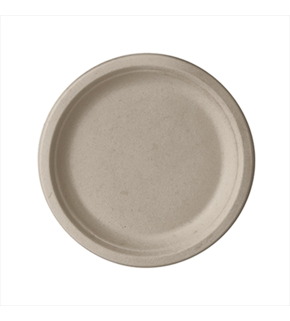 PURE TALERZ Z TRZCINY CUKROWEJ 18cm NATURALNY (_/10/50)