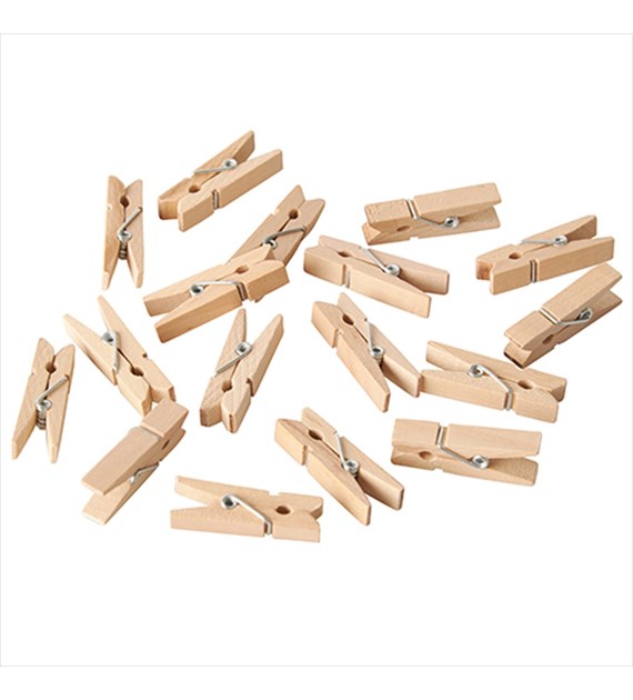 FINGERFOOD mini spinacze drewniane 35mm (1440/10/100)