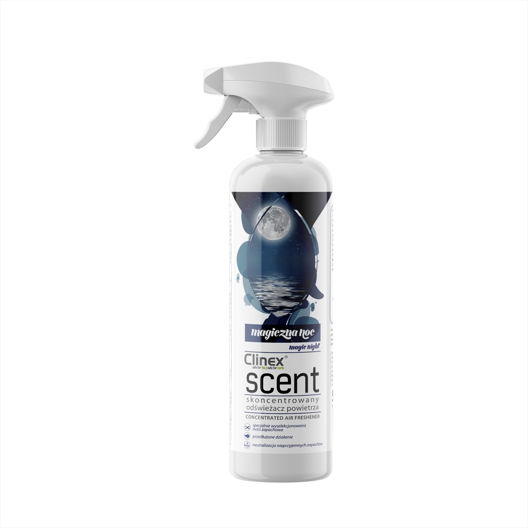 CLINEX SCENT Skoncentrowany odświeżacz powietrza MAGICZNA NOC 0,5L (136/6/1)