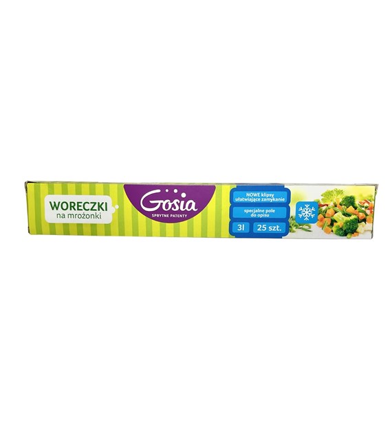 GOSIA WORKI NA MROŻONKI 3L (25szt) 25x32