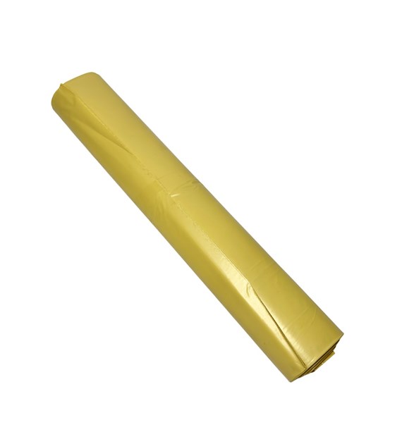 Worki na odpady 120L LDPE żółte ETYKIETA (_/30/10)