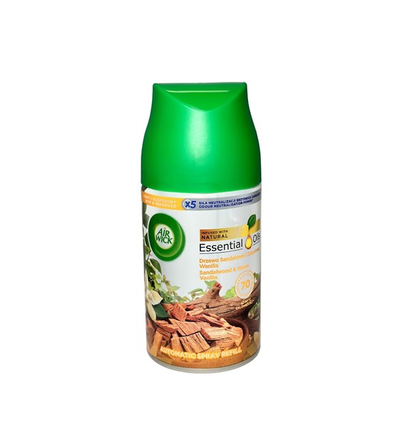ODŚWIEŻACZ AIRWICK FR.MATIC zapas Drzewo sandałowe i zmysłowa wanilia 250ml (_/6/1)