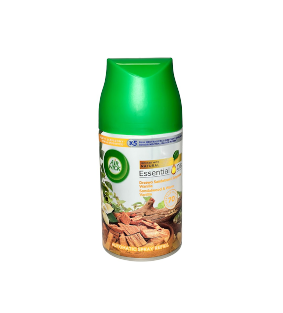 ODŚWIEŻACZ AIRWICK FR.MATIC zapas Drzewo sandałowe i zmysłowa wanilia 250ml (_/6/1)