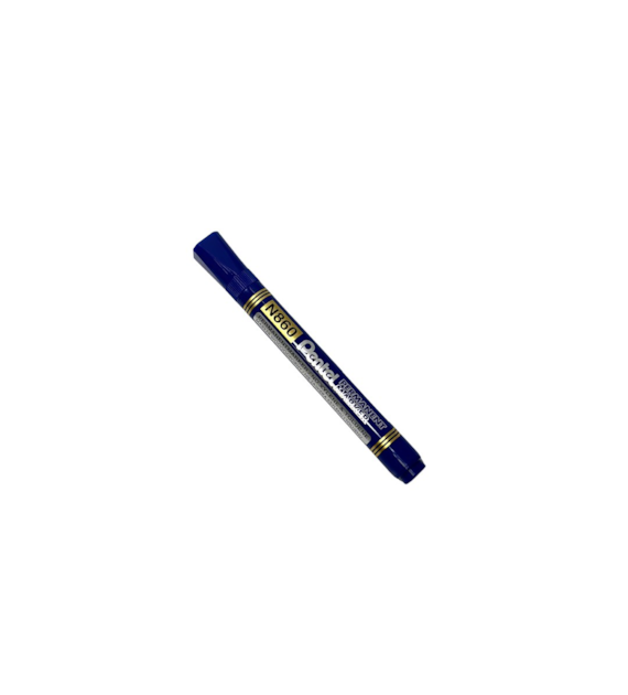 PENTEL Marker permamentny NIEBIESKI ścięta końcówka (0/12/1)
