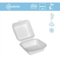 KRAM MENUBOX Z TRZCINY CUKROWEJ - BURGER 155x150x75  FE033 (_/10/50)