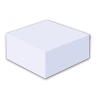 KARTECZKI KOSTKA BIAŁA NIEKLEJONA 85x85x35mm