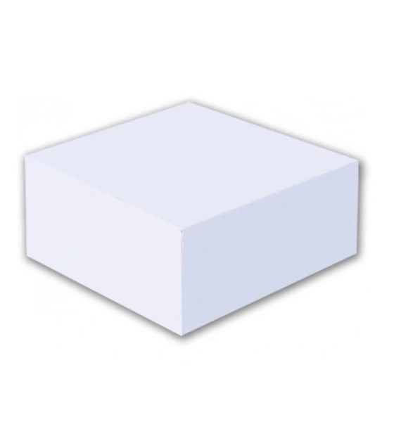 KARTECZKI KOSTKA BIAŁA NIEKLEJONA 85x85x35mm