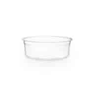 POJEMNIK PLA SAŁATKOWY 227ml 118mm (50szt.) TRANSPARENT BIODEGRADOWALNY 10/K