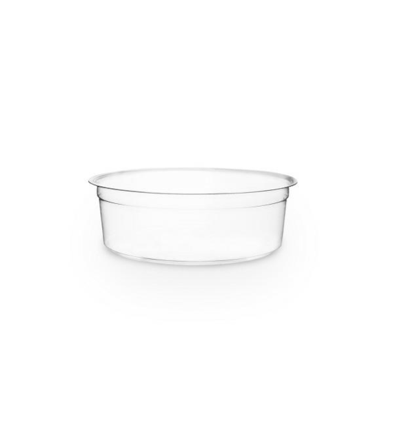 POJEMNIK PLA SAŁATKOWY 227ml 118mm (50szt.) TRANSPARENT BIODEGRADOWALNY 10/K