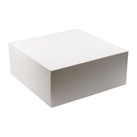 PUDEŁKO DO CIAST ZAMYKANE 300x300x125 BIAŁE (_/8x10/1)