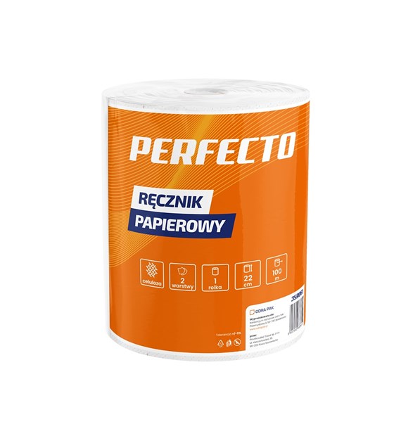 PERFECTO Ręcznik papierowy 100m 2W celuloza (40/6/1)