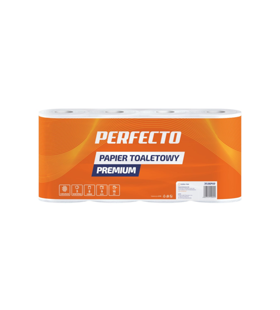 PERFECTO PREMIUM Papier toaletowy 150 listków 3W celuloza (36/7/8)