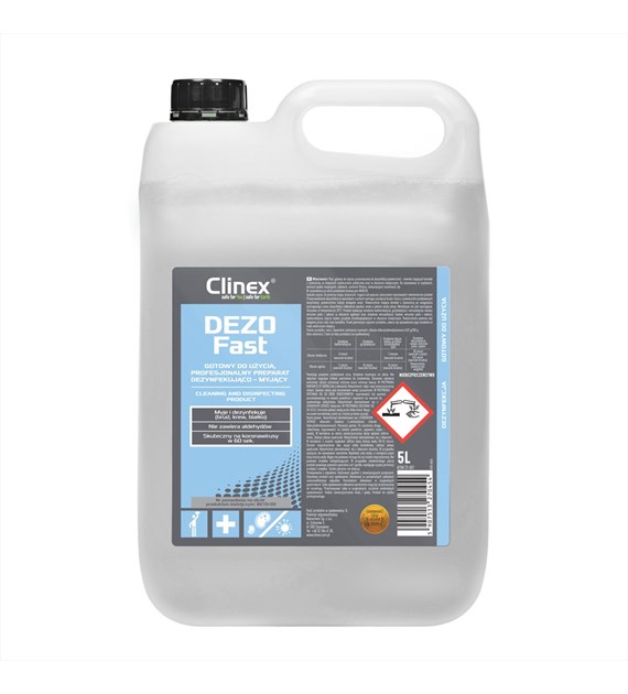 CLINEX DEZOFAST Preparat dezynfekująco-myjący 5L (114/1/1)