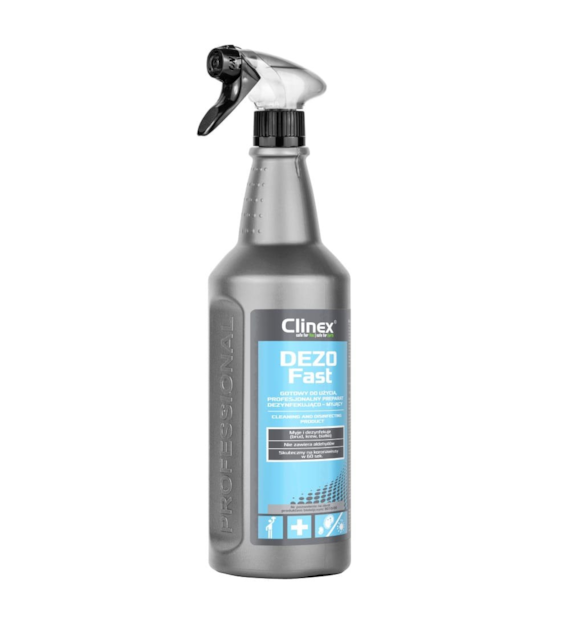 CLINEX DEZOFAST Preparat dezynfekująco-myjący 1L (76/6/1)