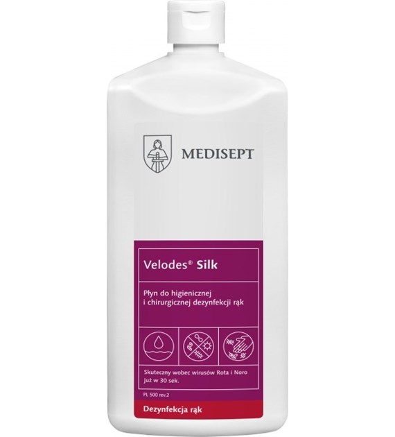 MEDISEPT Velodes Silk płyn do dezynfekcji rąk 500l ml (_/24/1)