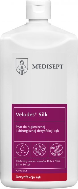 MEDISEPT Velodes Silk płyn do dezynfekcji rąk 500l ml (_/24/1)