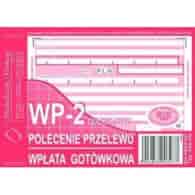 WP POLECENIE PRZELEWU WPŁATA GOT. A6