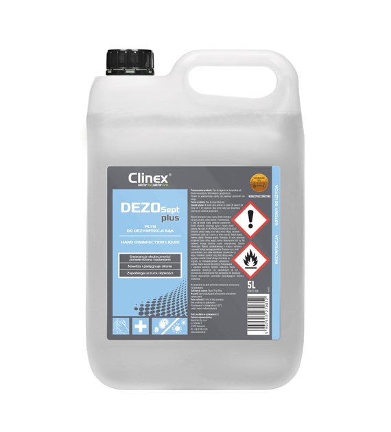CLINEX DEZOSEPT PLUS Płyn do dezynfekcji rąk 5L (114/1/1)