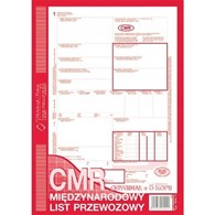 CMR A4 MIĘDZYNARODOWY LIST PRZEWOZOWY 1+5