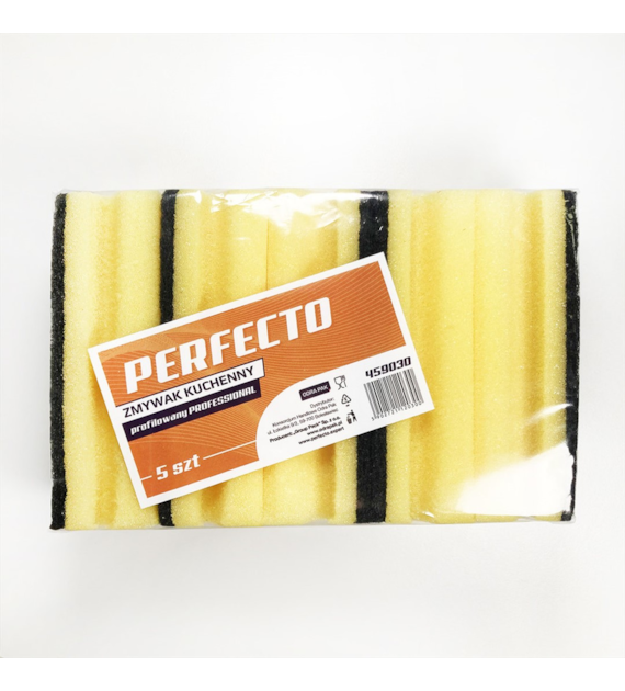 PERFECTO GĄBKA PROFILOWANA PROFESSIONAL ŻÓŁTA 7,8x14,5cm (_/28/5)