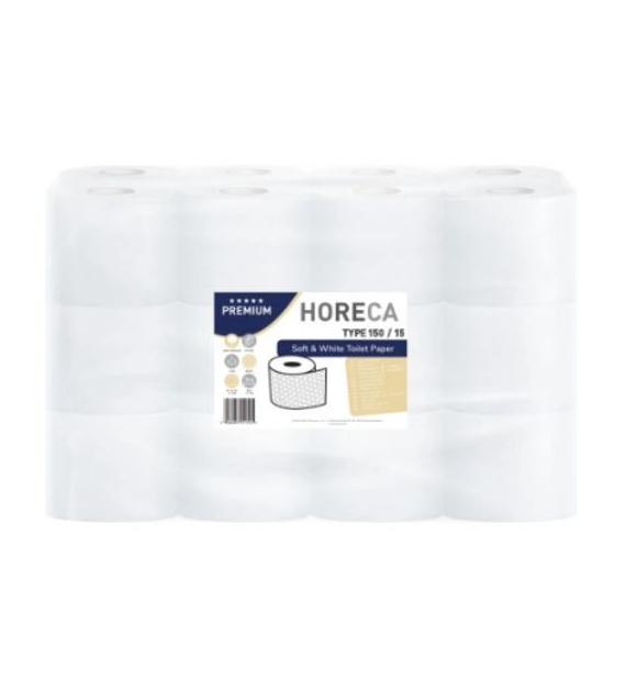 HORECA PREMIUM Papier toaletowy 28m 3W celuloza (48/2/12)