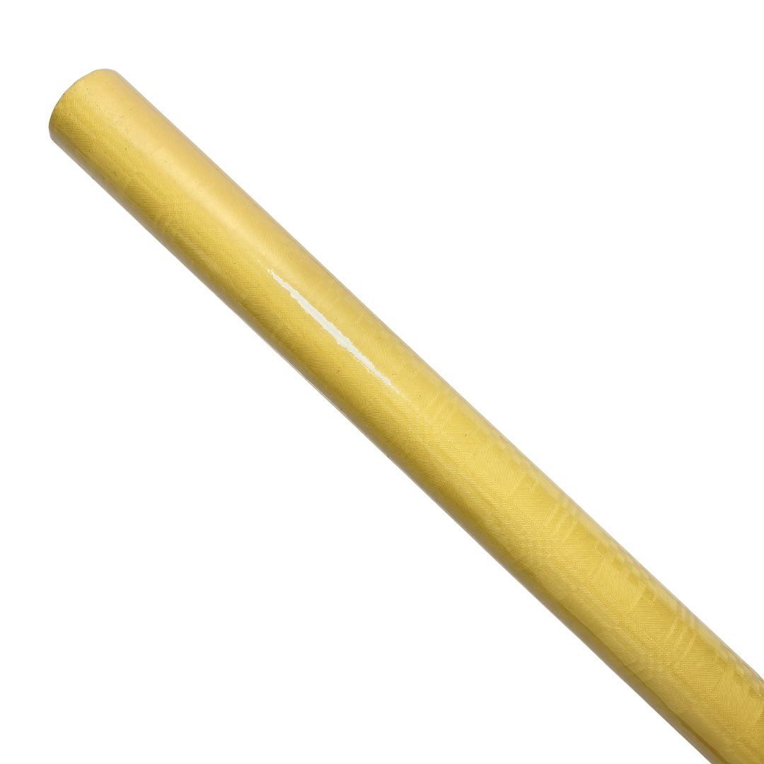 OBRUS PAPIEROWY W ROLCE 1,2x6M WYTŁOCZENIE DAMASZKOWE ŻÓŁTY (_/12/1)