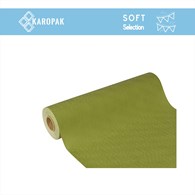 BIEŻNIK W ROLCE 24m/40cm SOFT SELECTION PLUS Z WŁÓKNINY OLIWKOWY (_/4/1)