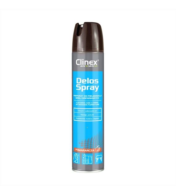 CLINEX DELOS SPRAY Preparat do pielęgnacji mebli drewnianych 300ml ( - /12/1)