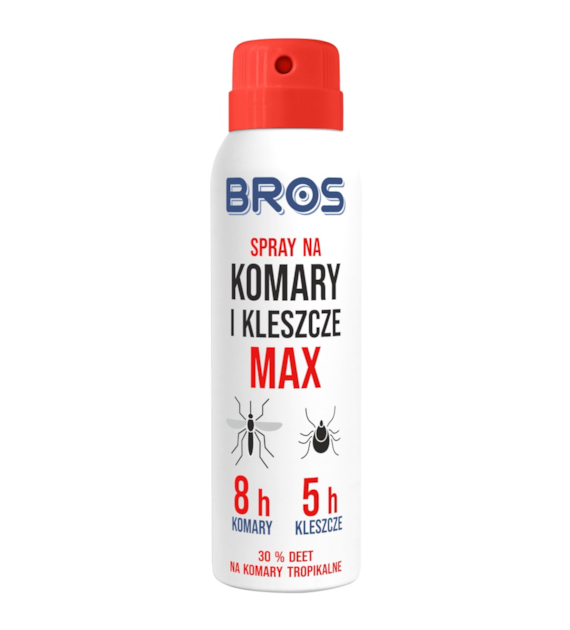 BROS SPRAY NA KOMARY I KLESZCZE CZERWONY MAX 90ml (_/12/1)