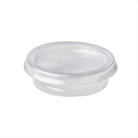 (REUSE) Pojemnik na sos PP TRANSPARENTNY fi67mm 30ml (27/20/100)