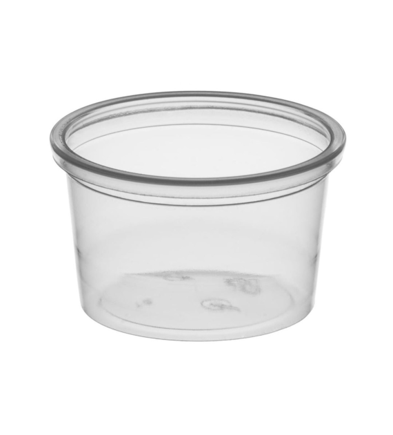 Pojemnik na sos PP TRANSPARENTNY fi67mm 80ml (27/20/100)