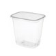 (REUSE) Pojemnik na surówkę prostokątny PP WYSOKI 500ml żebrowany (24/10/100)