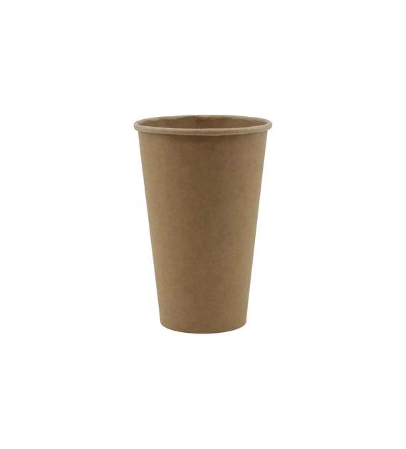 (SUP) KUBEK PAPIEROWY 400ml KRAFT (_/12/50)