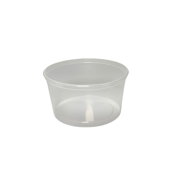 Pojemnik na zupę PP fi125mm 500ml TRANSPARENTNY (24/9/50)